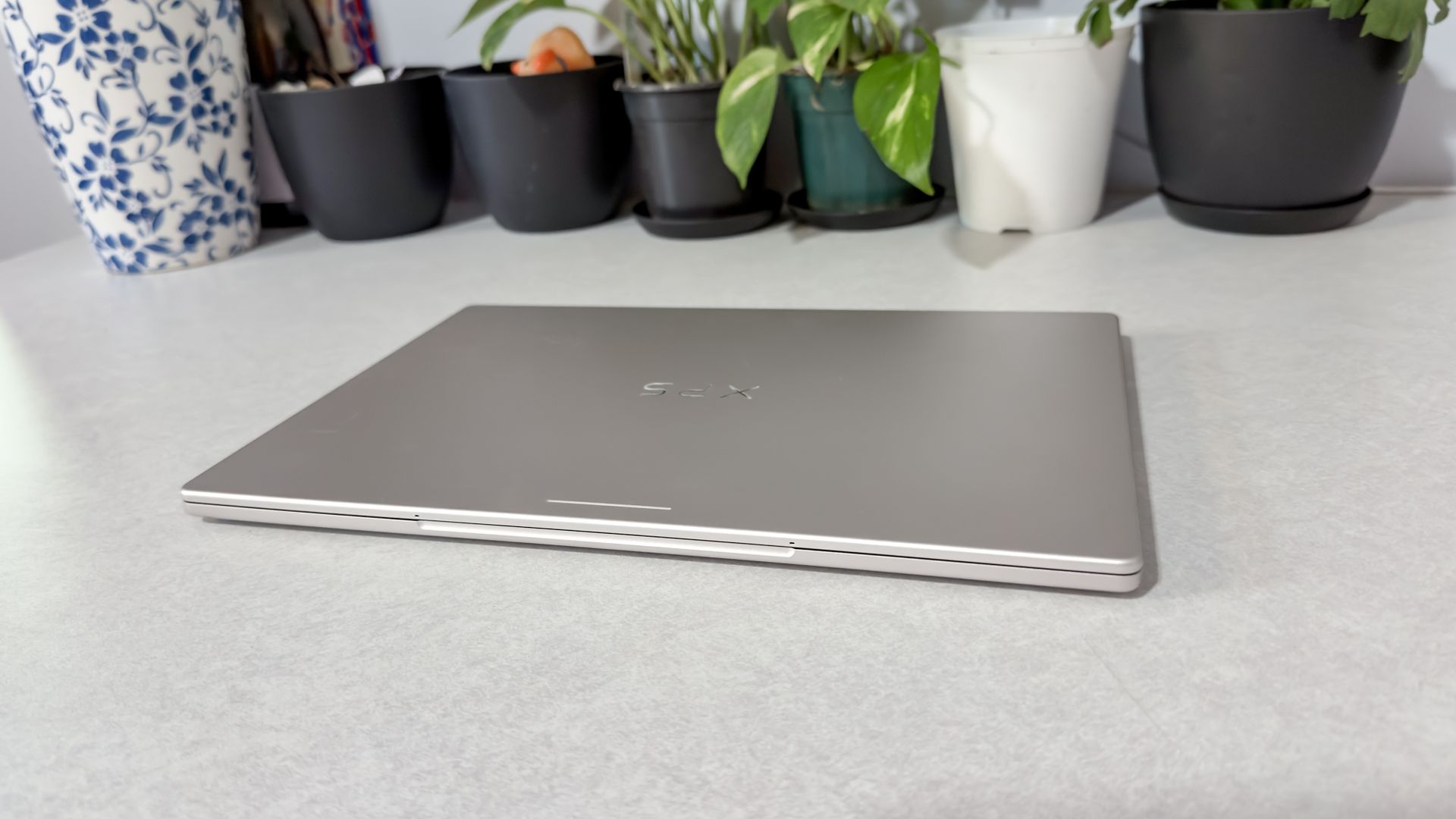 Dell XPS Googlebook on a counter