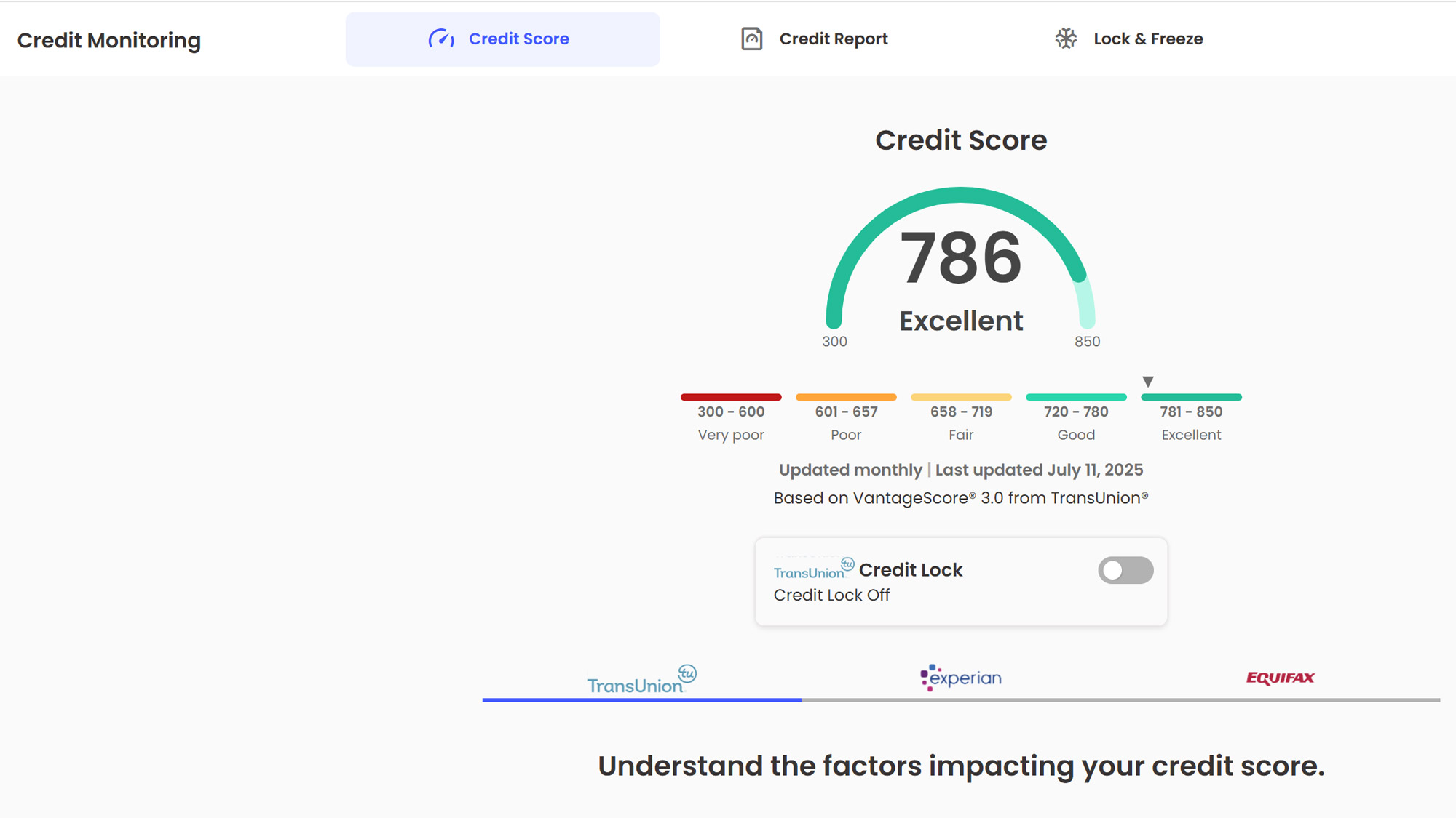 Screenshot of the McAfee+ Ultimate web interface