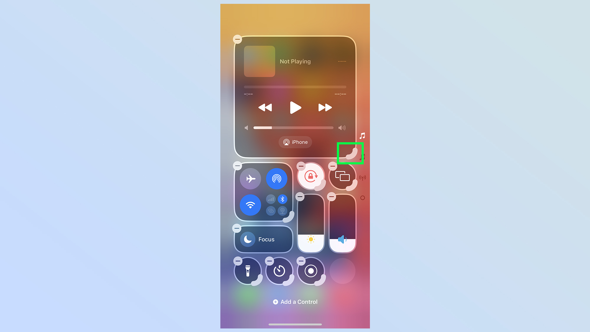 How to resize widgets in iOS 18 Control Center