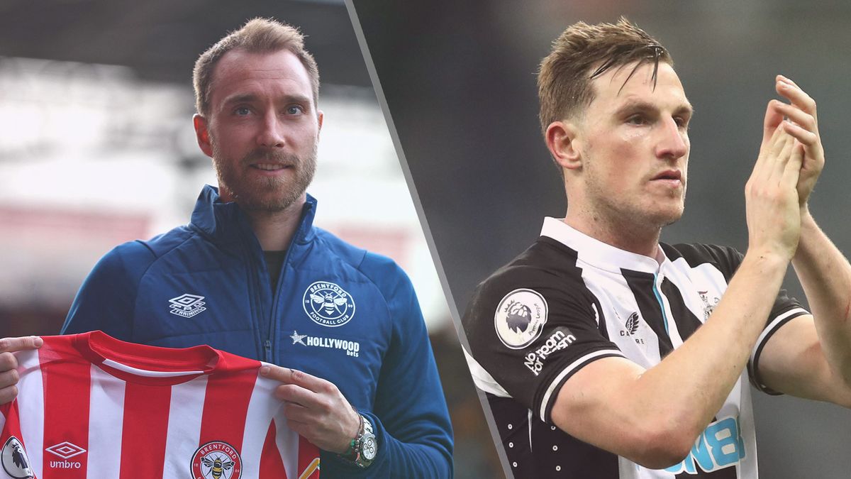 Christian Eriksen of Brentford and Chris Wood of Newcastle United could both feature in the Brentford vs Newcastle live stream