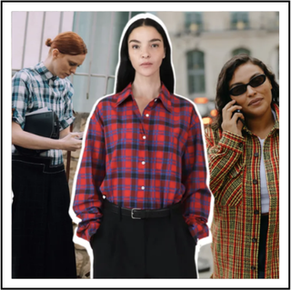 women wearing flannel shirts 