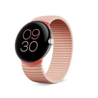 Google Pixel Watch stretch coral reco
