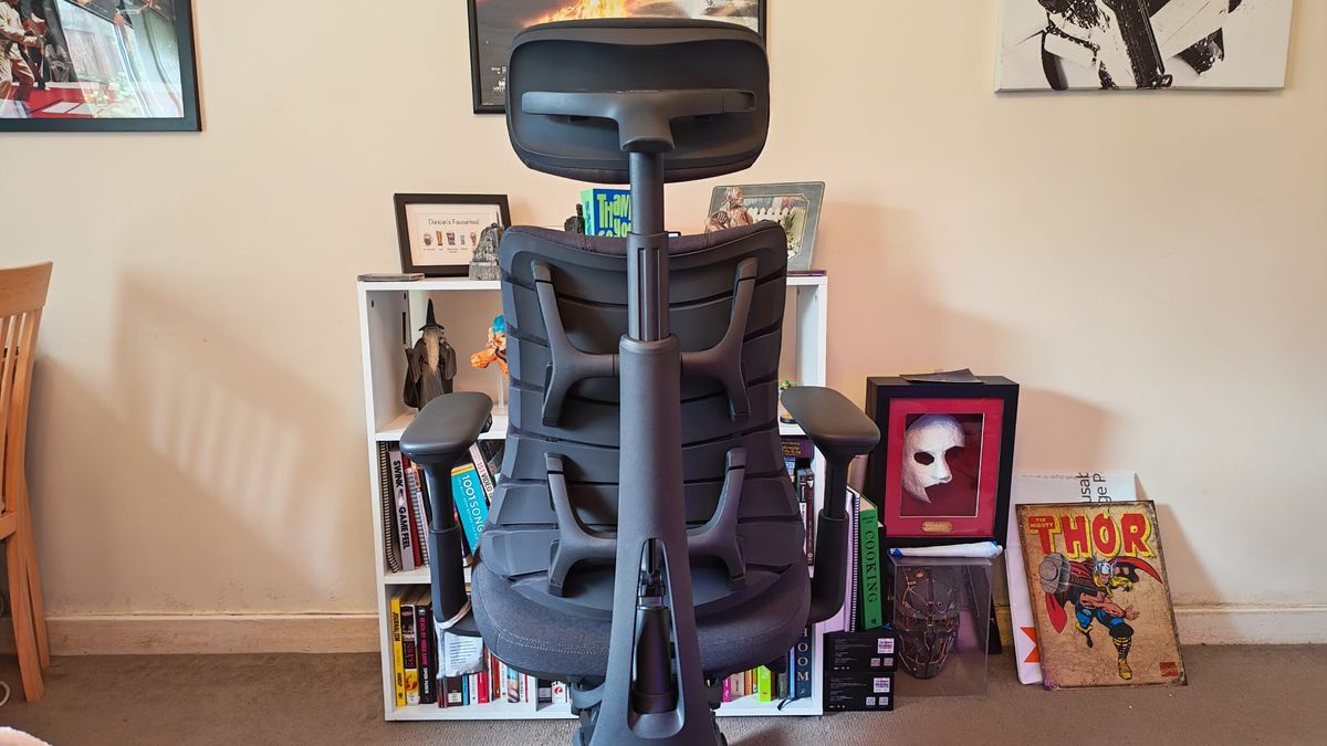 The LiberNovo Omni Pro from the back