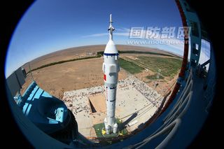 Shenzhou 9 in Transit
