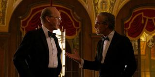 Michael Keaton and Stanley Tucci in Worth