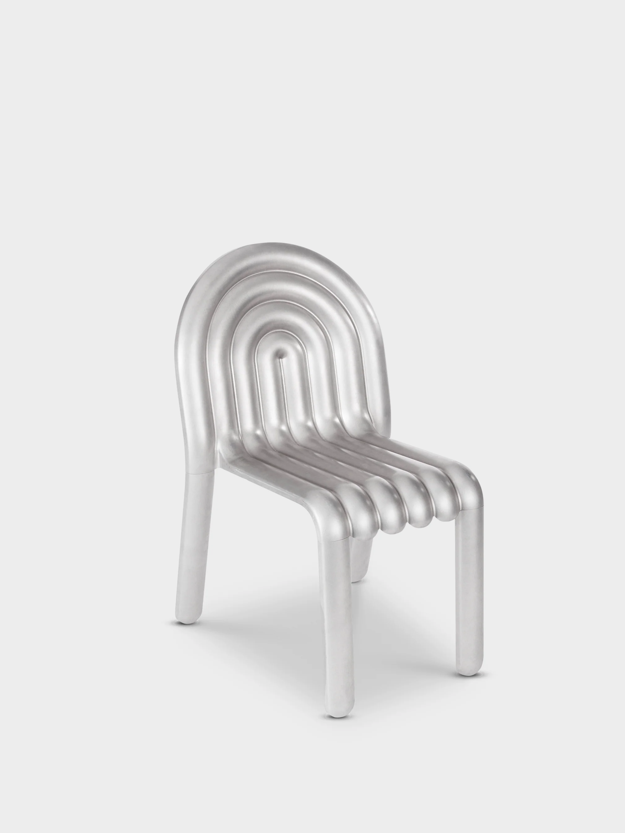 Hydro Side Chair Silver | Tom Dixon