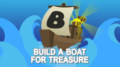 The Build a Boat for Treasure game logo in Roblox