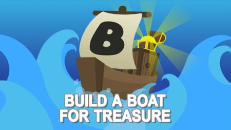 The Build a Boat for Treasure game logo in Roblox