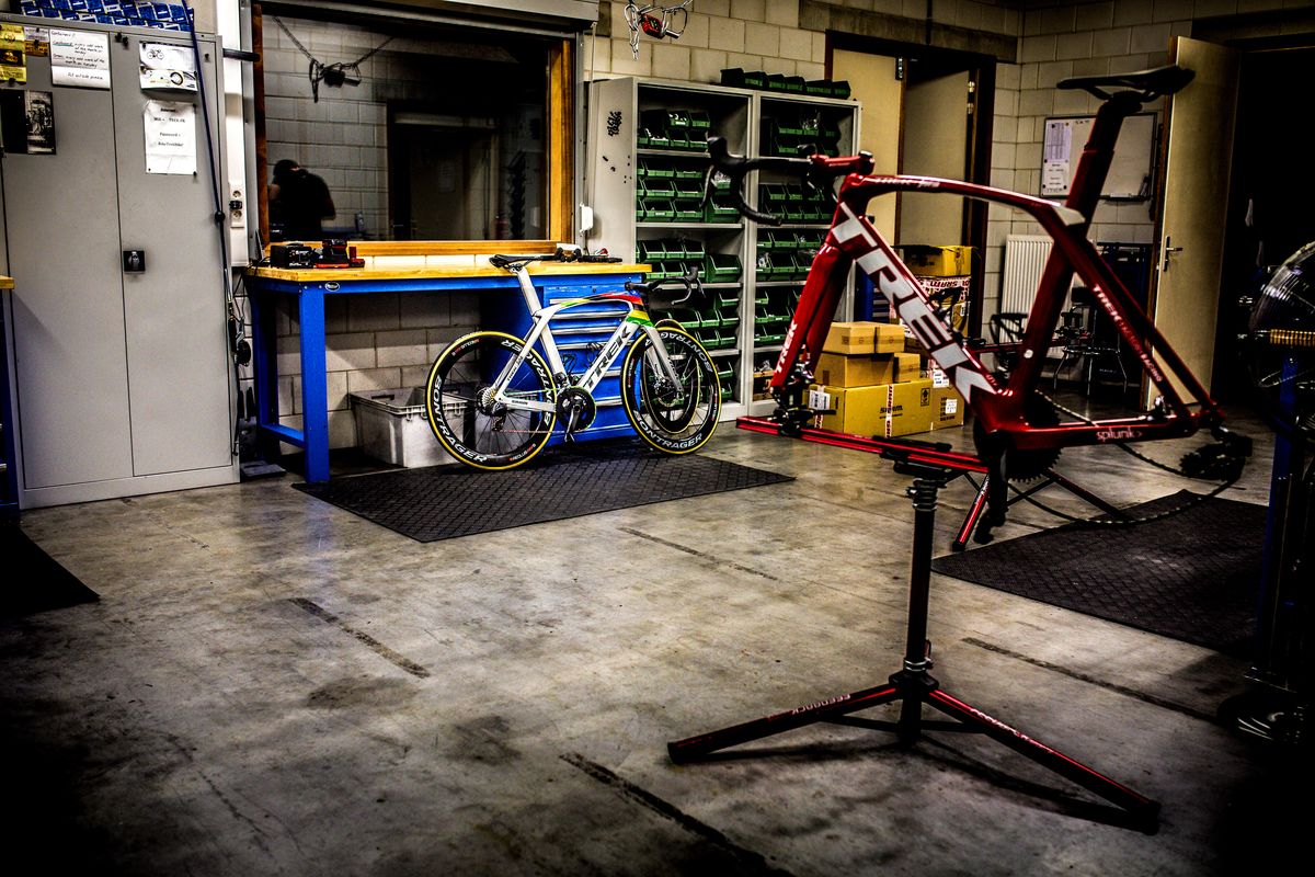 Mads Pedersen's World Champion Trek Madone