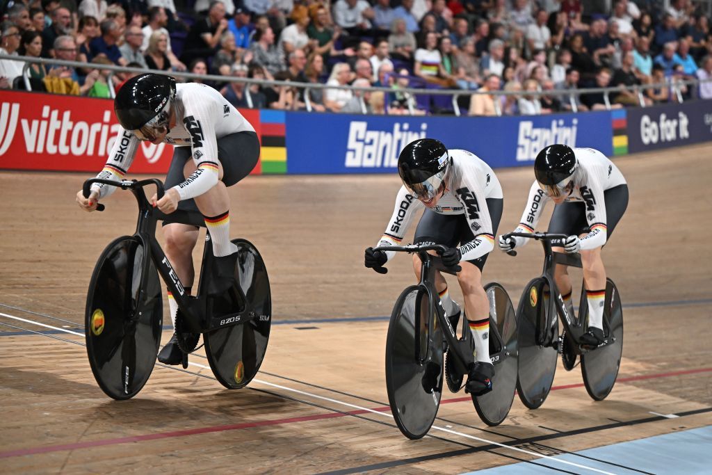 Germany win gold in the women&#039;s team sprint Final