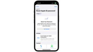 Apple Support lost password iPhone