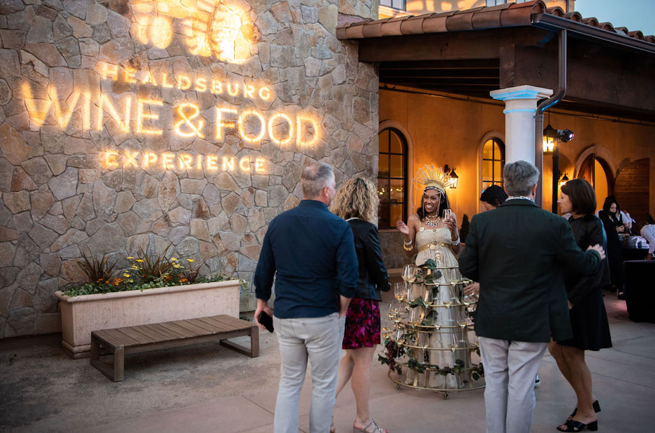 Guests attend the Healdsburg Wine &amp; Food Experience