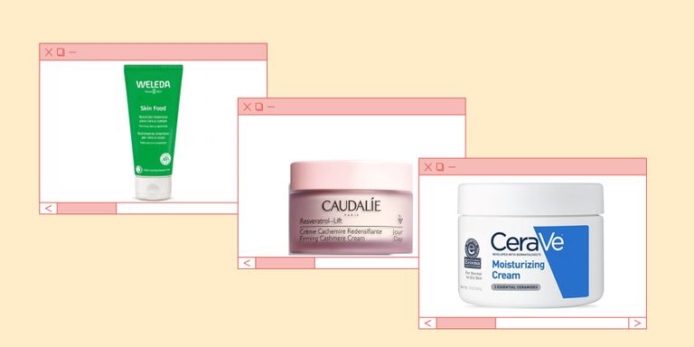 Image of three of the best moisturizers for dry skin on template