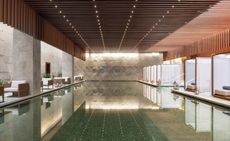 The pool at Bulgari hotel Shanghai