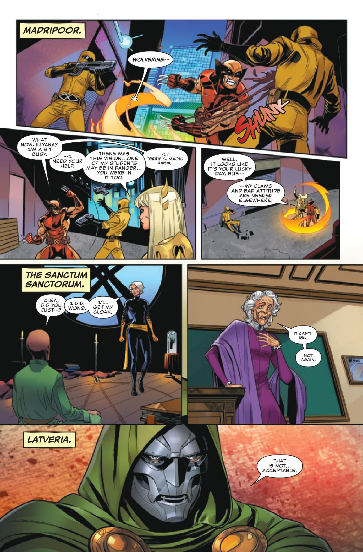 Midnight Suns #1 page
