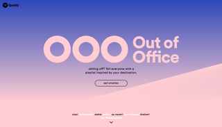Spotify is a great example of a big brand experimenting with bold colours and gradients