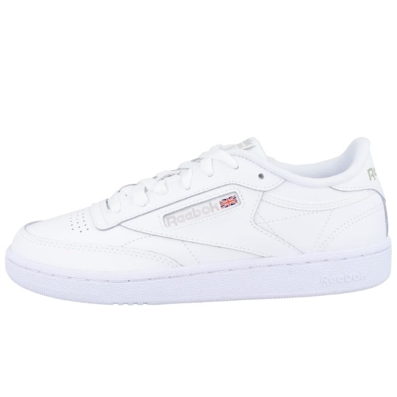 white Reebok club 85 trainers