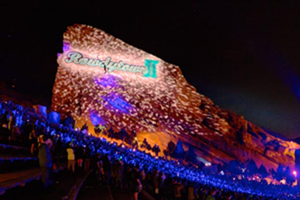 Rowdytown II at Red Rocks with Pixel Mapping