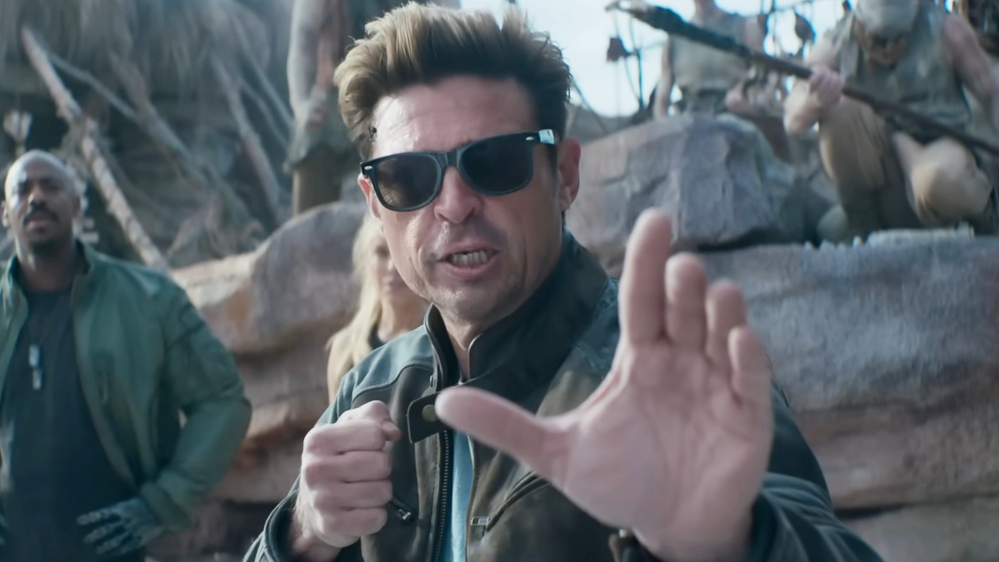 Karl Urban striking a pose in Mortal Kombat II