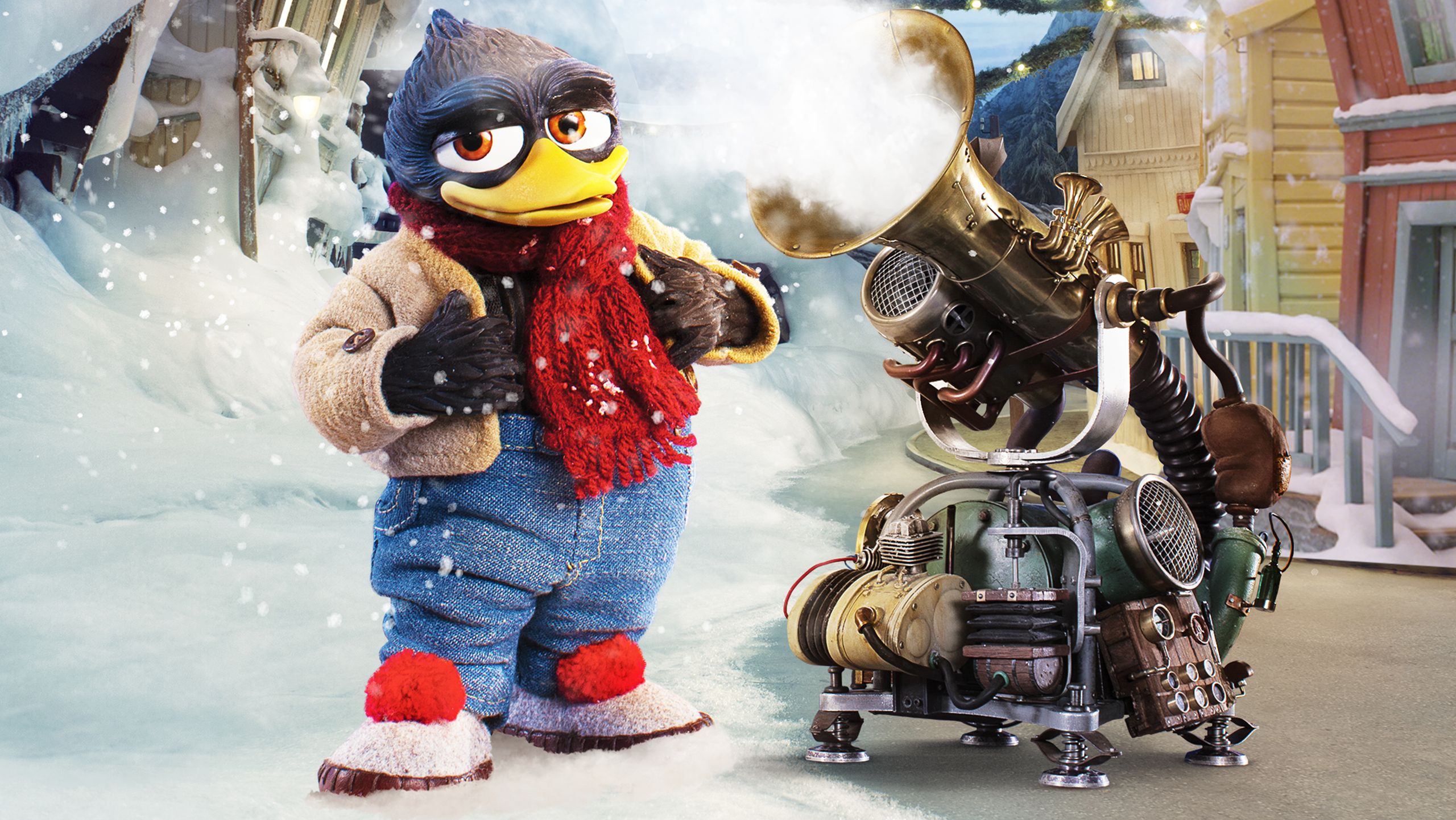 Flying Machine Luca Louis & Luca and the Snow Machine | Scandinavian stop-motion animation ...