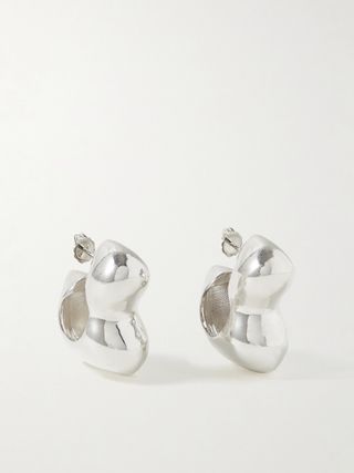 + Simone Bodmer-Turner Bubble Recycled Sterling Silver Hoop Earrings