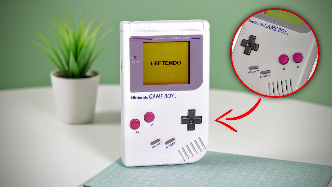 Left handed Game Boy
