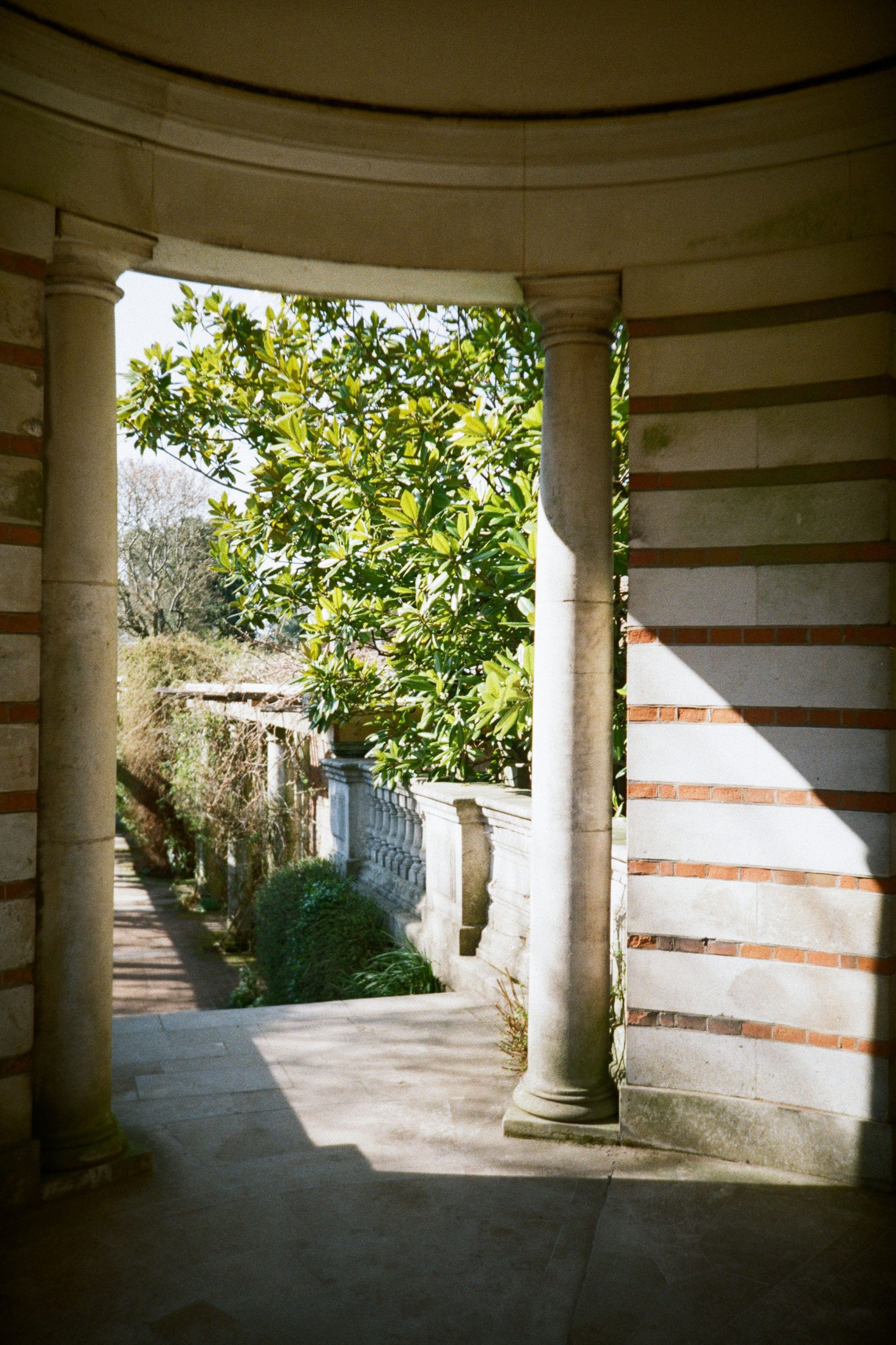 Scan of Lomo MC-A photograph taken on Kodak ColorPlus 200, showing scenes from London's Hampstead and Camden