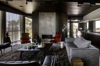 Tidal Arc House by Woods Bagot living room