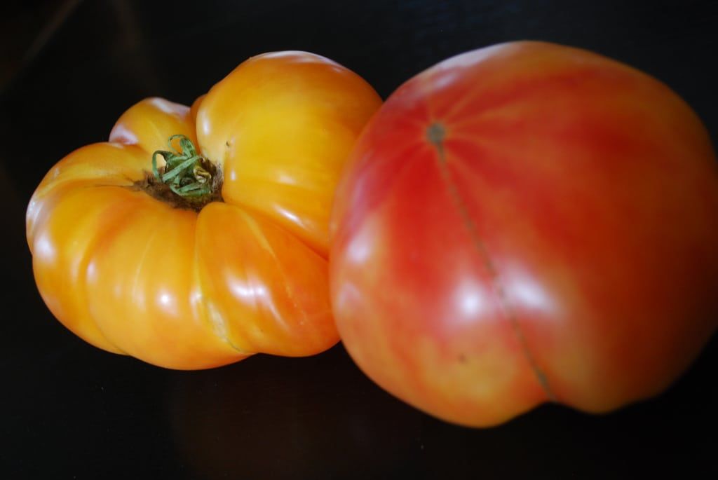 Two Whole Pineapple Tomatoes