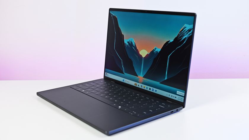 Side profile of the new Dell XPS 14 (2026) with LCD and latest Intel Core Ultra 3 processor.