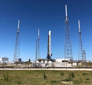 TESS and Falcon 9 on the Pad