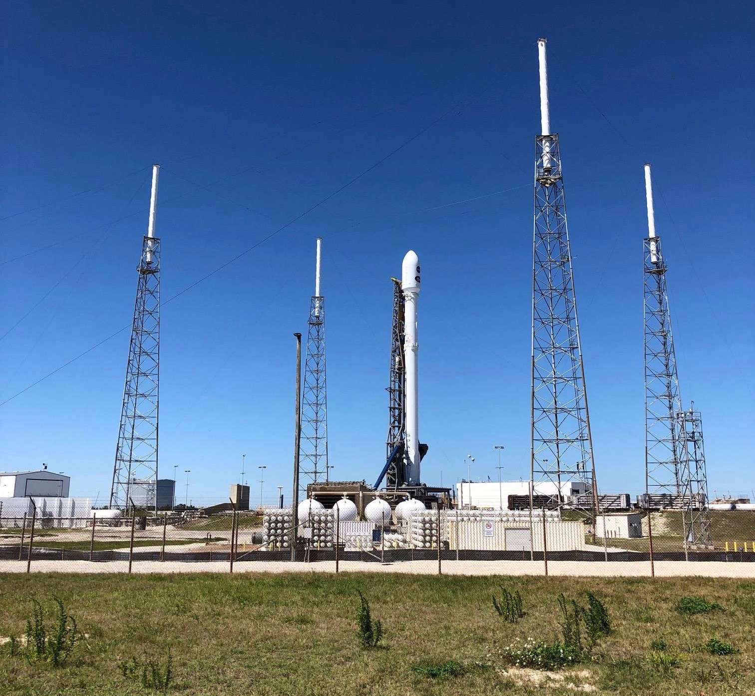 TESS and Falcon 9 on the Pad