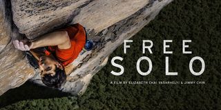 Free Solo Documentary Poster with Alex Honnold Climbing