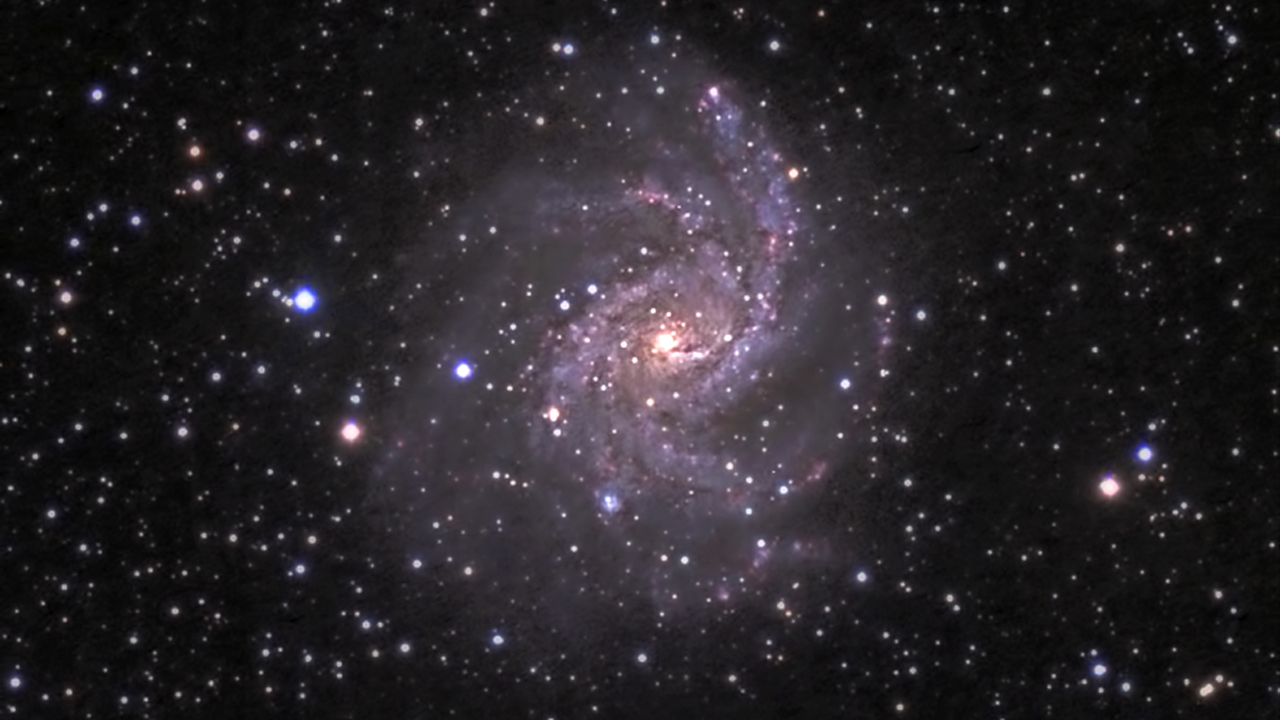 ZWO ASI1533MC Pro video camera review: NGC 6946 galaxy photo display