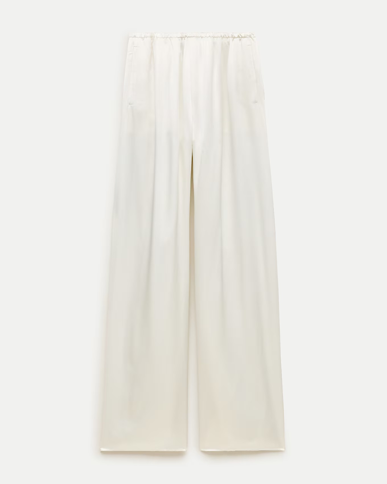 jcrew cream silk pants