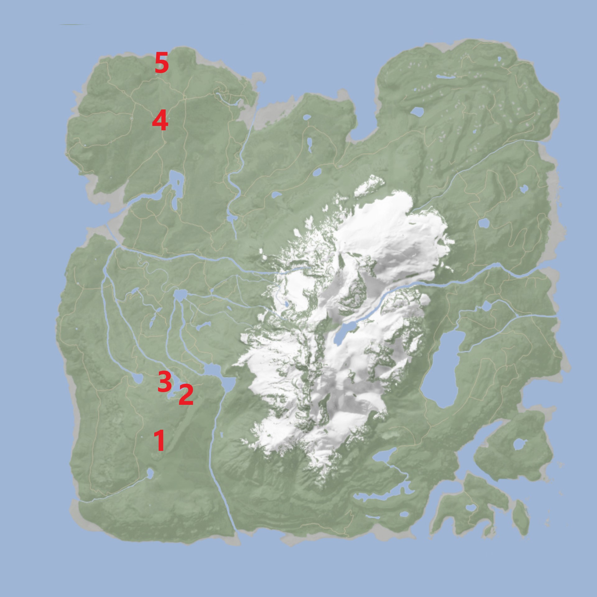 Sons of the Forest Knight V locations