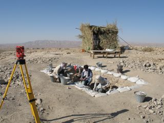 archaeologist excavates chogha golan iniran