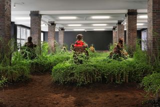 Winner of the Frieze Art Prize 2021 Precious Okoyomon 'Earthseed', Exhibition view at the Museum Für Moderne Kunst, Frankfurt, 2020