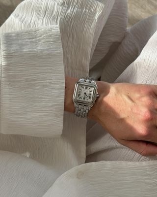 How much to spend on a watch: @annabelrosendahl wears a Cartier watch