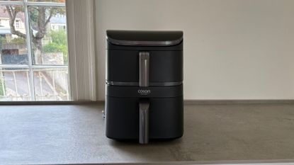 Cosori Turbo Tower Pro Smart 10,8L, 2630W olajsütő, fekete rose gold, grillkészlettel és 2 Crisper tányérral