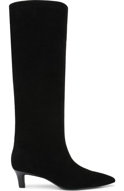 Dauphine Kitten Heel Knee High Boot