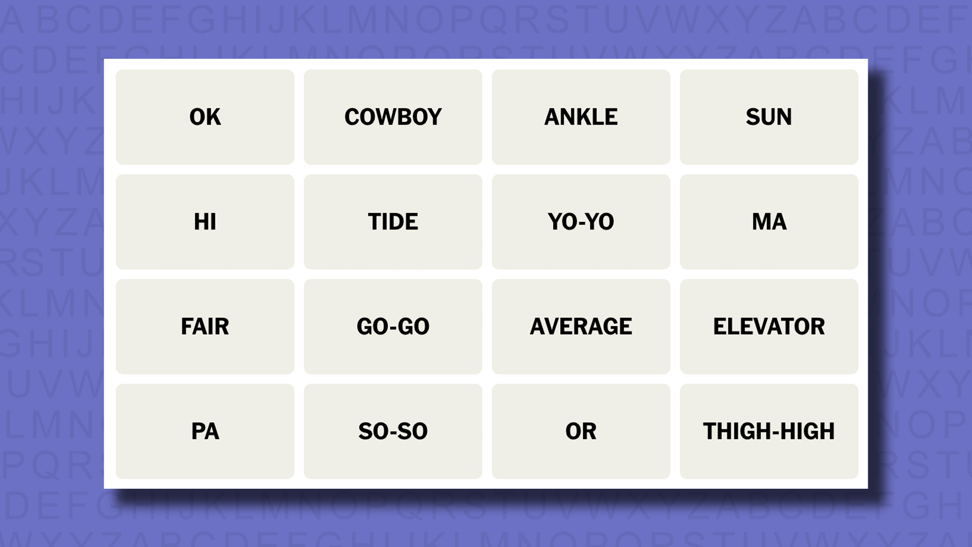 NYT Connections notes for Game 432 on purple background