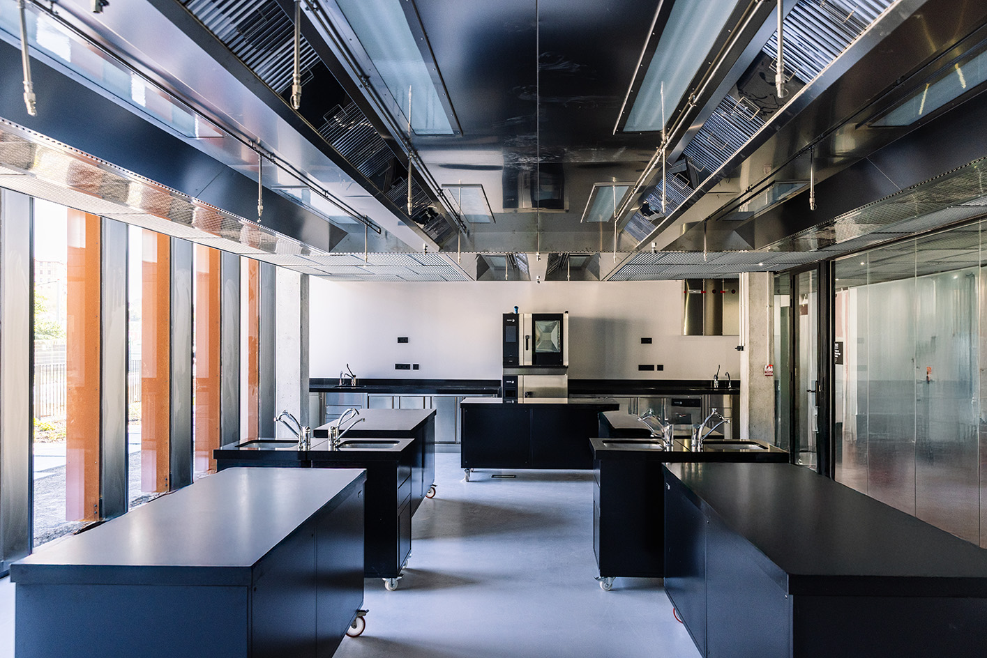 Basque Culinary Center research hub wrapped in corten steel