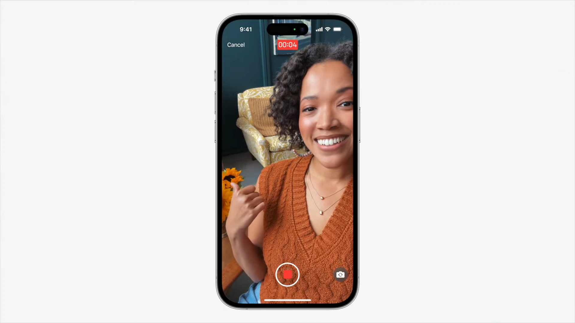 Message vidéo FaceTime