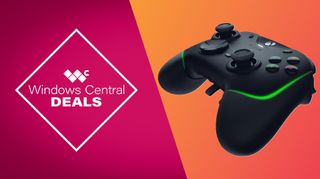Windows Central promotional deal banner for the Razer Wolverine V2 Chroma controller