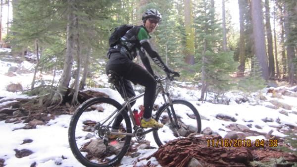 A fall mountain bike ride in the Sierras