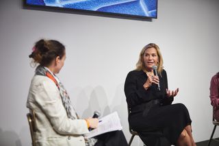 Laura Kohler speaking at Design Miami 2023