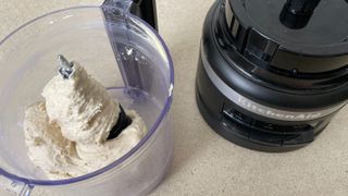 kitchenaid food processor mixing dough