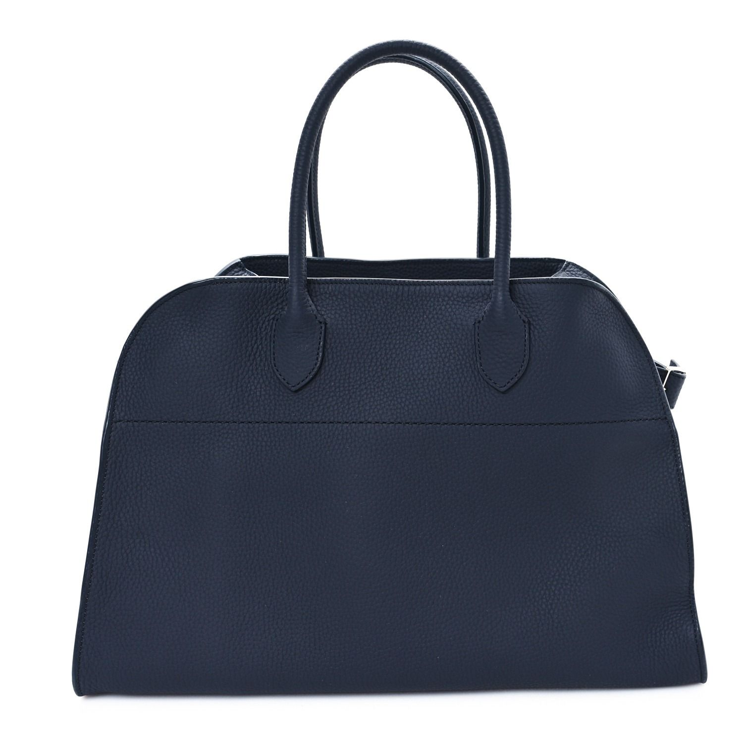 The Row, Matte Grained Calfskin Soft Margaux 15 Marine