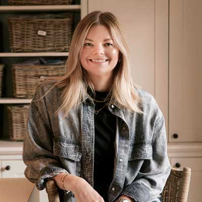 headshot of interior designer Claire Garner